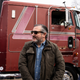 Sen. Ted Cruz (R-TX) arrives with one truck from the Peoples Convoy at the U.S. Capitol March 10, 2022 in Washington, DC.